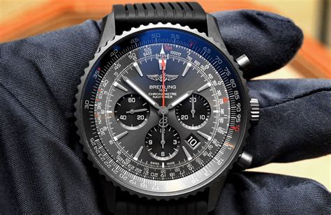 breitling red face black|Breitling navitimer blue dial.